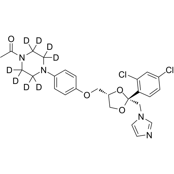 Ketoconazole-d8 CAS No.1217706-96-1