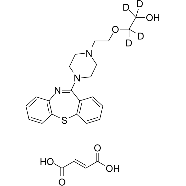 Quetiapine-d4 fumarate CAS No.1287376-15-1