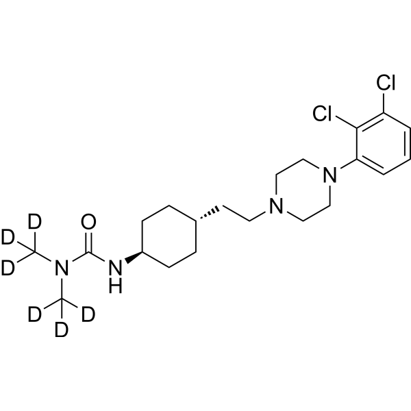 Cariprazine-d6 CAS No.1308278-67-2