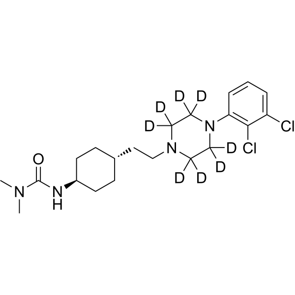 Cariprazine-d8 CAS No.1308278-50-3