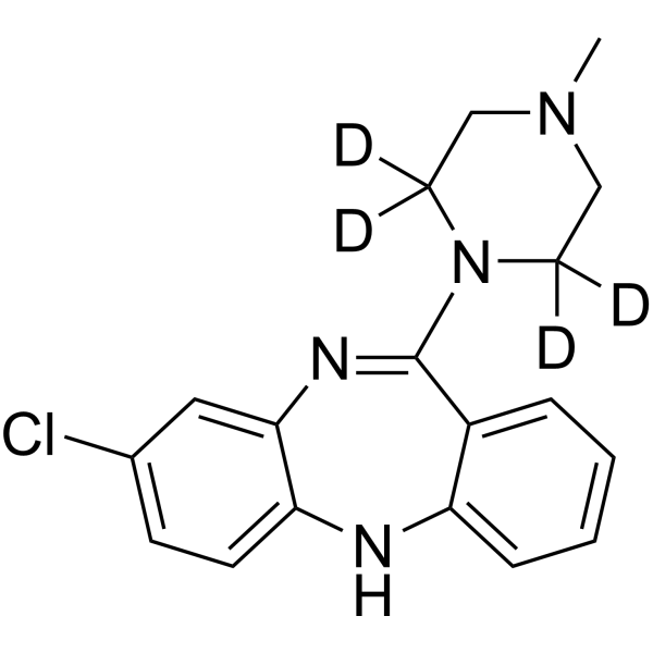 Clozapine-d4 CAS No.204395-52-8