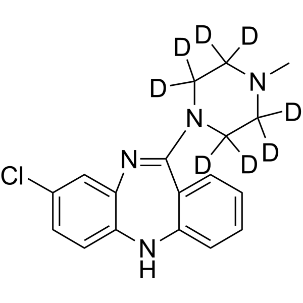 Clozapine-d8 CAS No.1185053-50-2