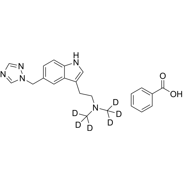 Rizatriptan-d6 benzoate CAS No.1216984-85-8