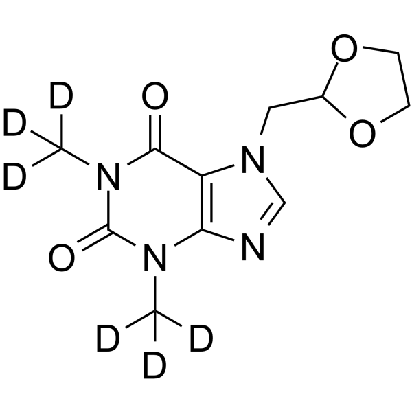 Doxofylline-d6 CAS No.1219805-99-8