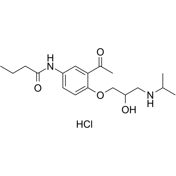 Acebutolol hydrochloride CAS No.34381-68-5