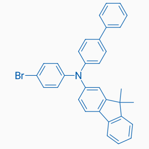 N-([1,1-Biphenyl]-4-yl)-N-(4-bromophenyl)-9,9-dimethyl-9H-fluoren-2-amine CAS：1246562-40-2