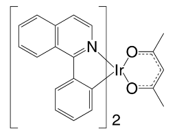 Ir(piq)2(acac)    CAS:435294-03-4