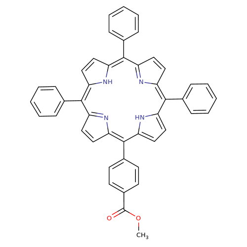 5-(4-Methoxycarbonylphenyl)-10,15,20-triphenylporphyrin CAS :119730-06-2