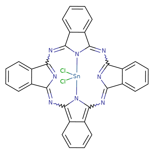 Phthalocyanine tin(IV) dichloride CAS :18253-54-8