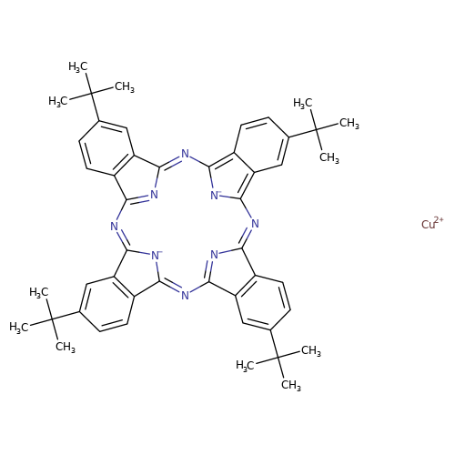 Copper(II) 2,9,16,23-tetra-tert-butylphthalocyanine CAS :39001-64-4