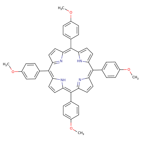 5,10,15,20-Tetrakis(4-methoxyphenyl)-21H,23 H-porphine CAS :22112-78-3