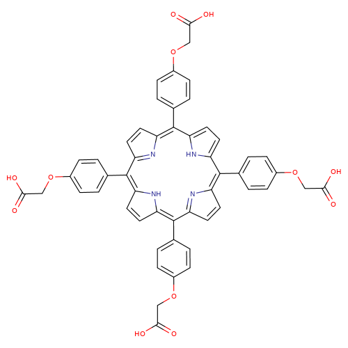 5,10,15,20-Tetrakis(4-carboxymethyloxyphenyl)porphyrin CAS :127812-08-2