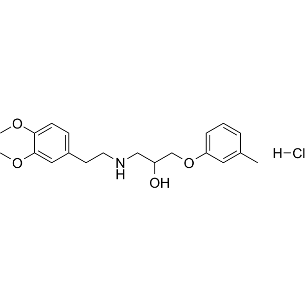 Bevantolol hydrochloride CAS No.42864-78-8