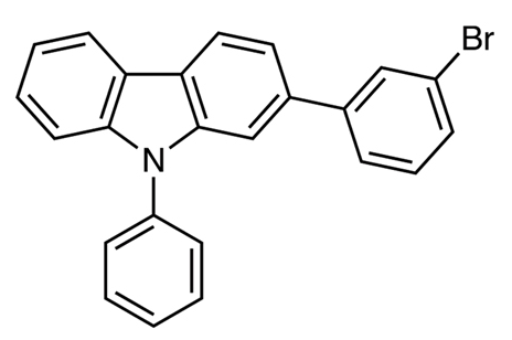 2-(3-Bromophenyl)-9-phenylcarbazole  CAS:1365118-41-7