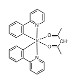 Acetylacetonatobis(2-phenylpyridine)iridium    CAS:337526-85-9