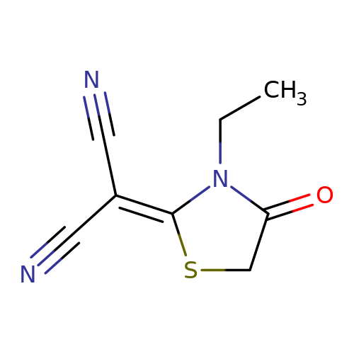 2-(3-Ethyl-4-oxothiazolidin-2-ylidene)malononitrile CAS:623558-68-9