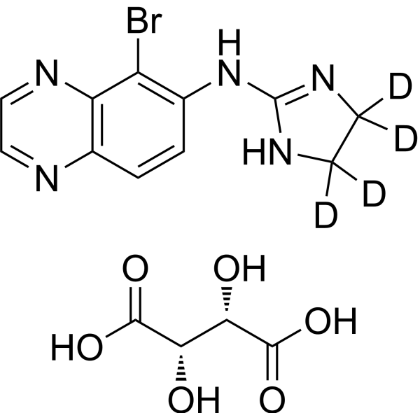 Brimonidine-d4 D-tartrate CAS No.1316758-27-6