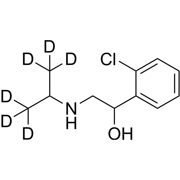 Clorprenaline-d6 CAS No.1648796-40-0