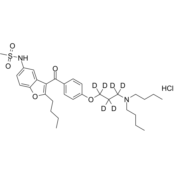 Dronedarone-d6 hydrochloride CAS No.1329809-23-5