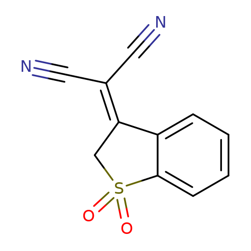 2-(1,1-Dioxidobenzo[b]thien-3(2H)-ylidene)propanedinitrile CAS:74228-25-4