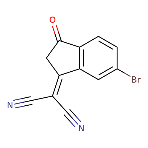 2-(6-Bromo-3-oxo-2,3-dihydro-1H-inden-1-ylidene)malononitrile CAS :507484-47-1