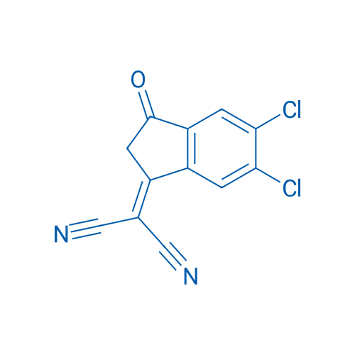 2-(5,6-Dichloro-2,3-dihydro-3-oxo-1H-inden-1-ylidene)malononitrile CAS:2197167-50-1