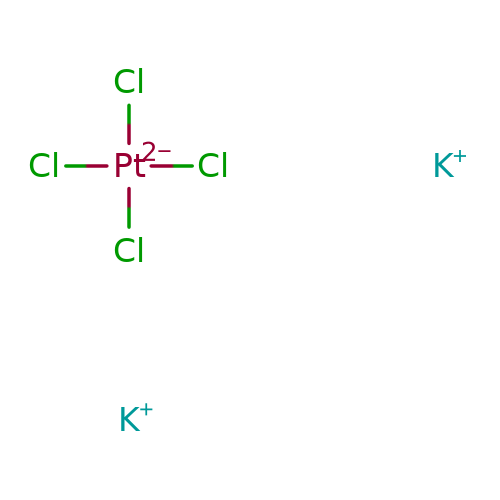 Potassium tetrachloroplatinate(II) CAS :10025-99-7