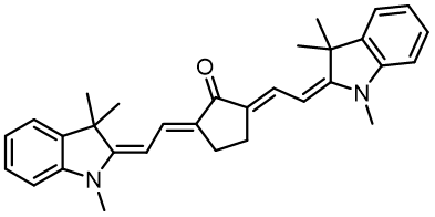 (2E,5E)-2,5-bis(2-((E)-1,3,3-trimethylindolin-2-ylidene)ethylidene)cyclopentan-1-one