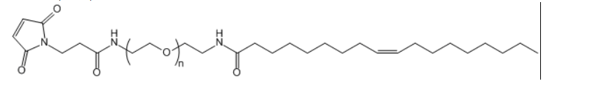 Maleimide-PEG-Oleic acid 