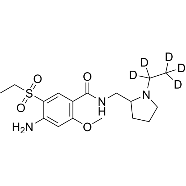 Amisulpride-d5 CAS No.1216626-17-3