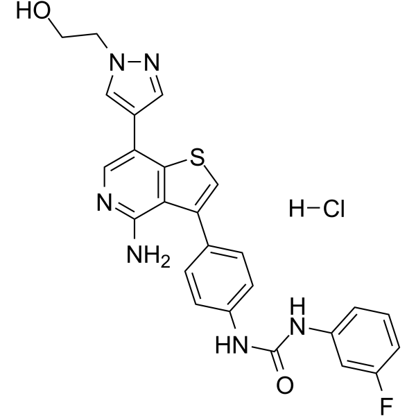 Ilorasertib hydrochloride CAS No.1847485-91-9