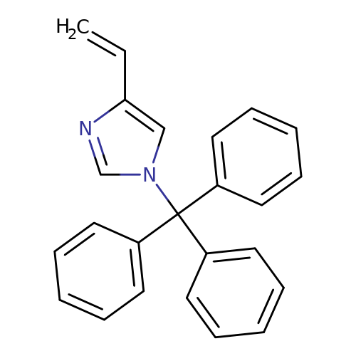 1-Trityl-4-vinyl-1H-imidazole CAS No:86803-29-4