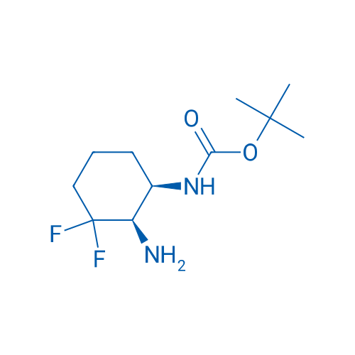 tert-Butyl ((1R,2R)-2-amino-3,3-difluorocyclohexyl)carbamate CAS No:1109284-37-8