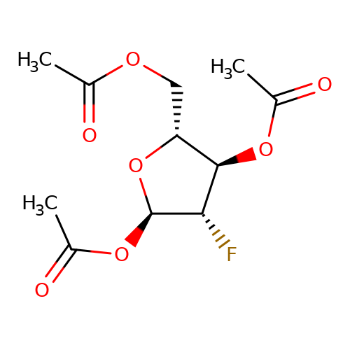 1,3,5-Tri-O-acetyl-2-deoxy-2-fluoro-a-D-arabinofuranose CAS No:444586-86-1