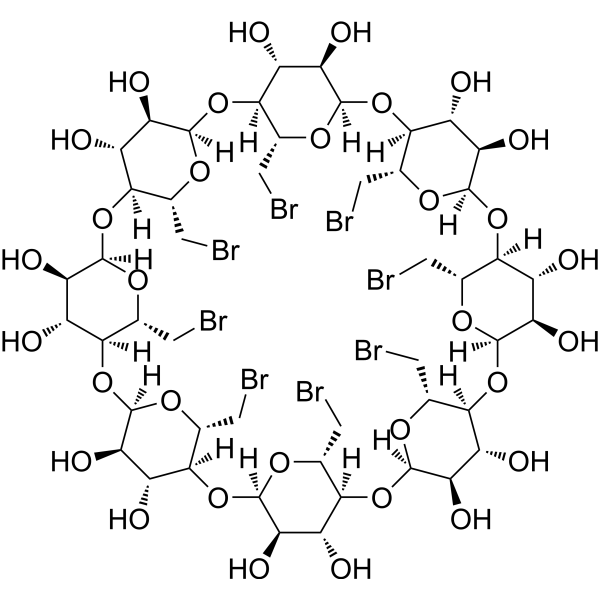 Octakis-(6-bromo-6-deoxy)-y-cyclodextrin CAS No.53784-84-2