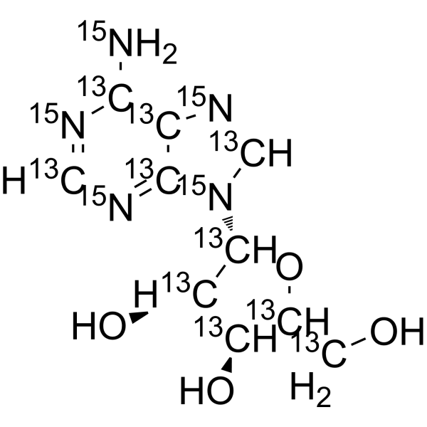 Adenosine-13C10,15N5 CAS No.202406-75-5