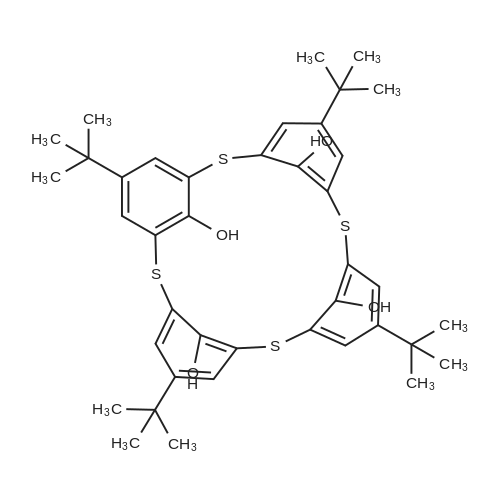 4-tert-Butylthiacalix[4]arene CAS No.:182496-55-5