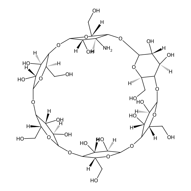 3A-Amino-3A-deoxy-(2AS,3AS)-alpha-cyclodextrin hydrate CAS No.:121916-94-7