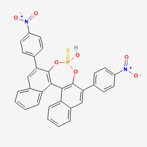 (S)-4-Hydroxy-2,6-bis(4-nitrophenyl)dinaphtho-[2,1-d:1,2-f][1,3,2]dioxaphosphepine 4-sulfide