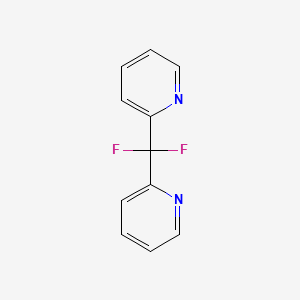 2-[Difluoro(pyridin-2-yl)methyl]pyridine CAS No.:1204295-70-4