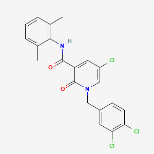 5-chloro-1-(3,4-dichlorobenzyl)-N-(2,6-dimethylphenyl)-2-oxo-1,2-dihydro-3-pyridinecarboxamide 