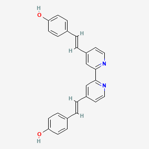 4,4-Bis(4-hydroxystyryl)-2,2-bipyridine CAS No.:166827-48-1