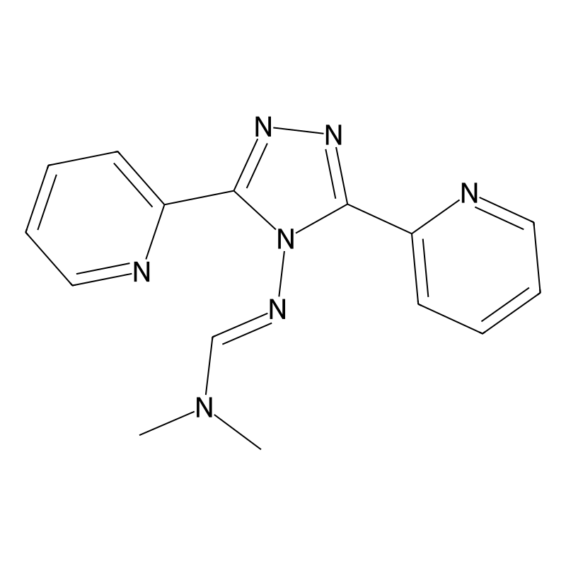 (E)-N-[3,5-bis(pyridin-2-yl)-4H-1,2,4-triazol-4-yl]-N,N-dimethylmethanimidamide