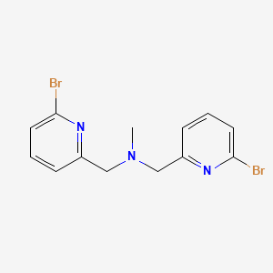 Bis-(6-bromo-pyridin-2-ylmethyl)-methyl-amine CAS No.:845621-72-9