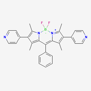 5,5-Difluoro-1,3,7,9-tetramethyl-10-phenyl-2,8-di(pyridin-4-yl)-5H-dipyrrolo[1,2-c:2,1-f][1,3,2]diaz