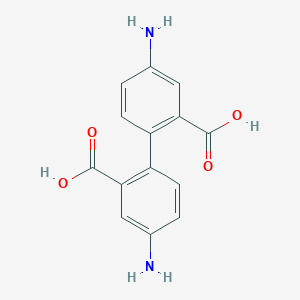 4,4-Diamino-[1,1-biphenyl]-2,2-dicarboxylic acid CAS No.:17557-76-5