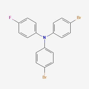 N,N-Bis(4-bromophenyl)-4-fluoroaniline CAS No.:1429194-04-6