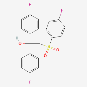 1,1-Bis(4-fluorophenyl)-2-[(4-fluorophenyl)sulfonyl]-1-ethanol CAS No.:303152-06-9