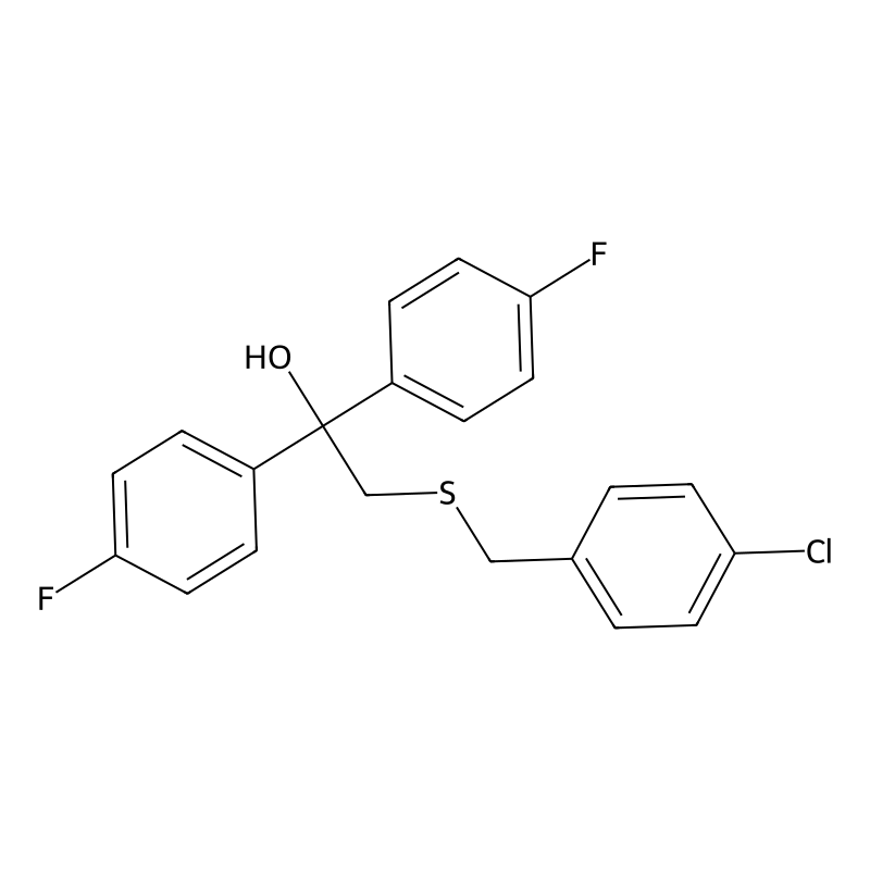 2-[(4-Chlorobenzyl)sulfanyl]-1,1-bis(4-fluorophenyl)-1-ethanol CAS No.:303152-11-6