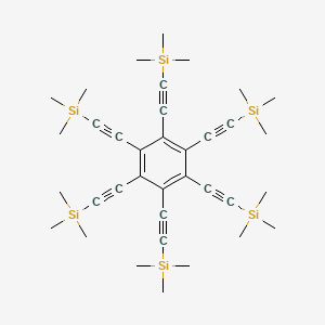 Hexakis[(trimethylsilyl)ethynyl]benzene CAS No.:100516-62-9